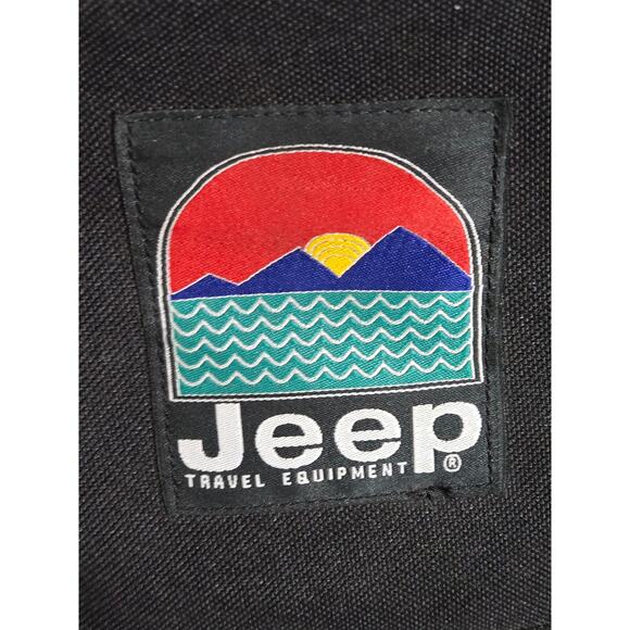 JEEP Authentic Duffle Bag Sport Gear Travel Black - Picture 4 of 13